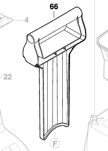 Poussoir réf. 2 609 002 752 pour broyeur BOSCH